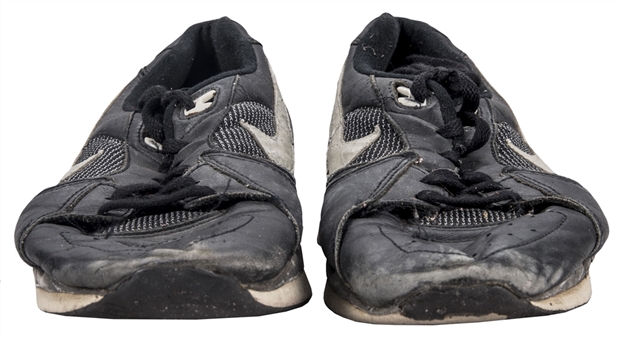 1990 Derrick Thomas Game Used Nike Turf Shoes (MEARS)
